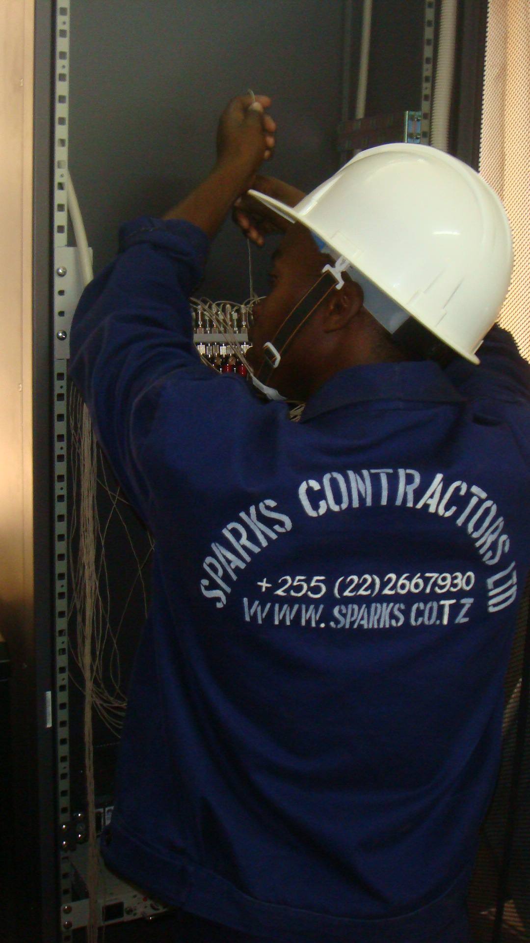 SEEC Engineers on their different competent ways of their work situations at Parliament house in Dodoma Project.