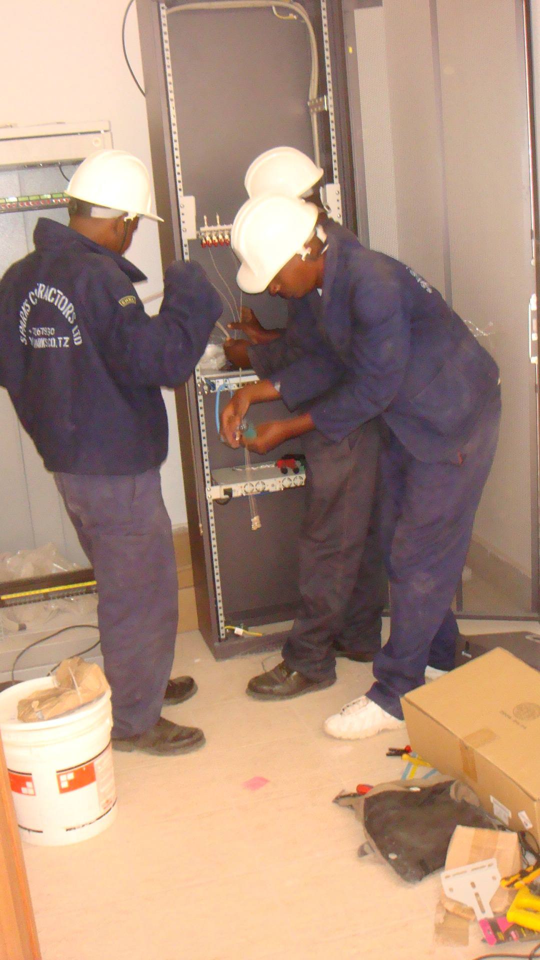 SEEC Engineers cooperating as a team in their working places