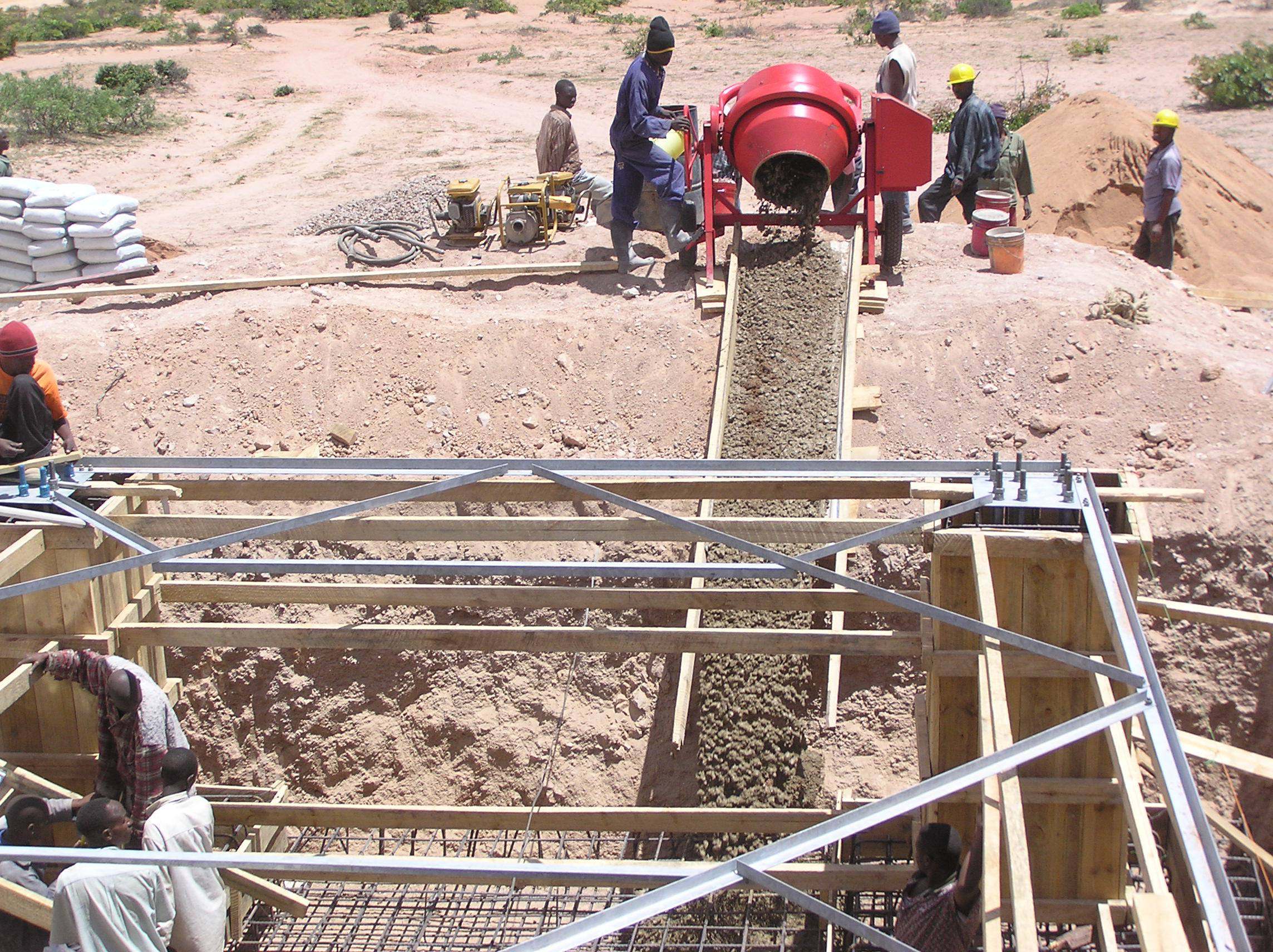 Casting the Working Area