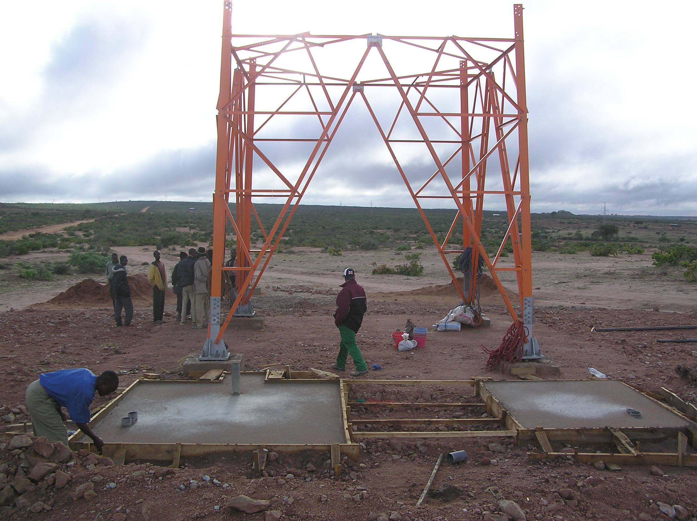 Equipment’s slab pouring