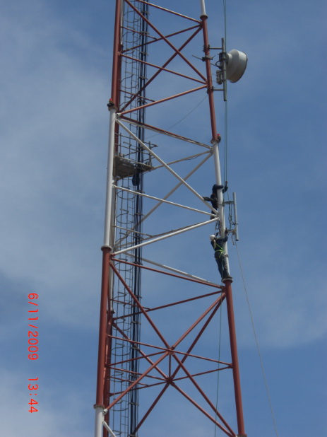 Pole and Antenna Installation